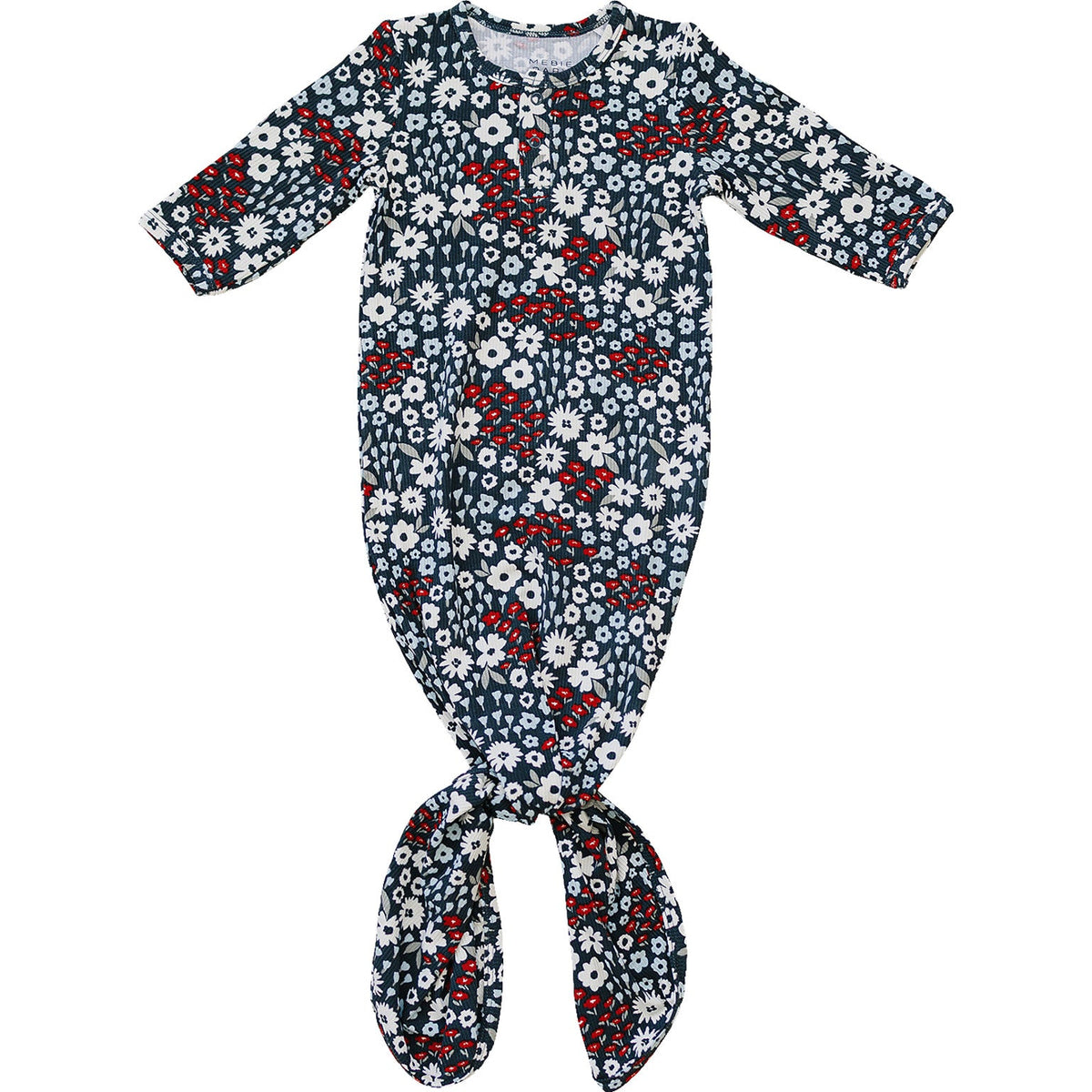 Americana Floral Bamboo Knot Gown