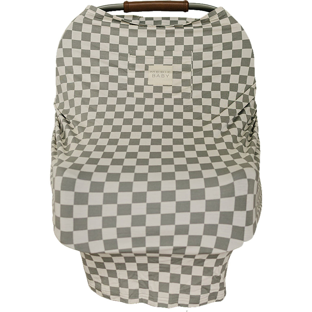 Light Green Checkered Bamboo Multi-Use Cover
