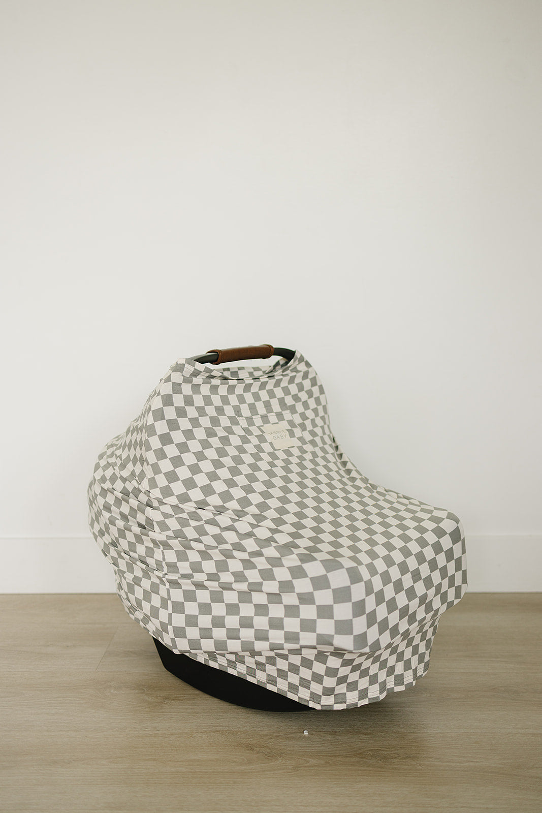 Light Green Checkered Bamboo Multi-Use Cover