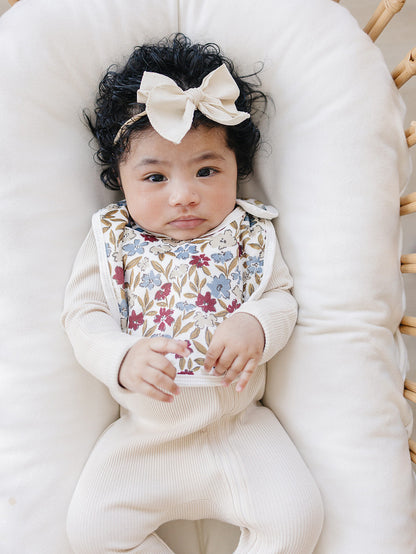 Desert Floral Classic Luxe Fleece Bib