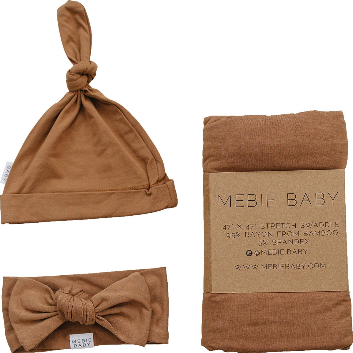 Mustard Bamboo Hat OR Head Wrap Set