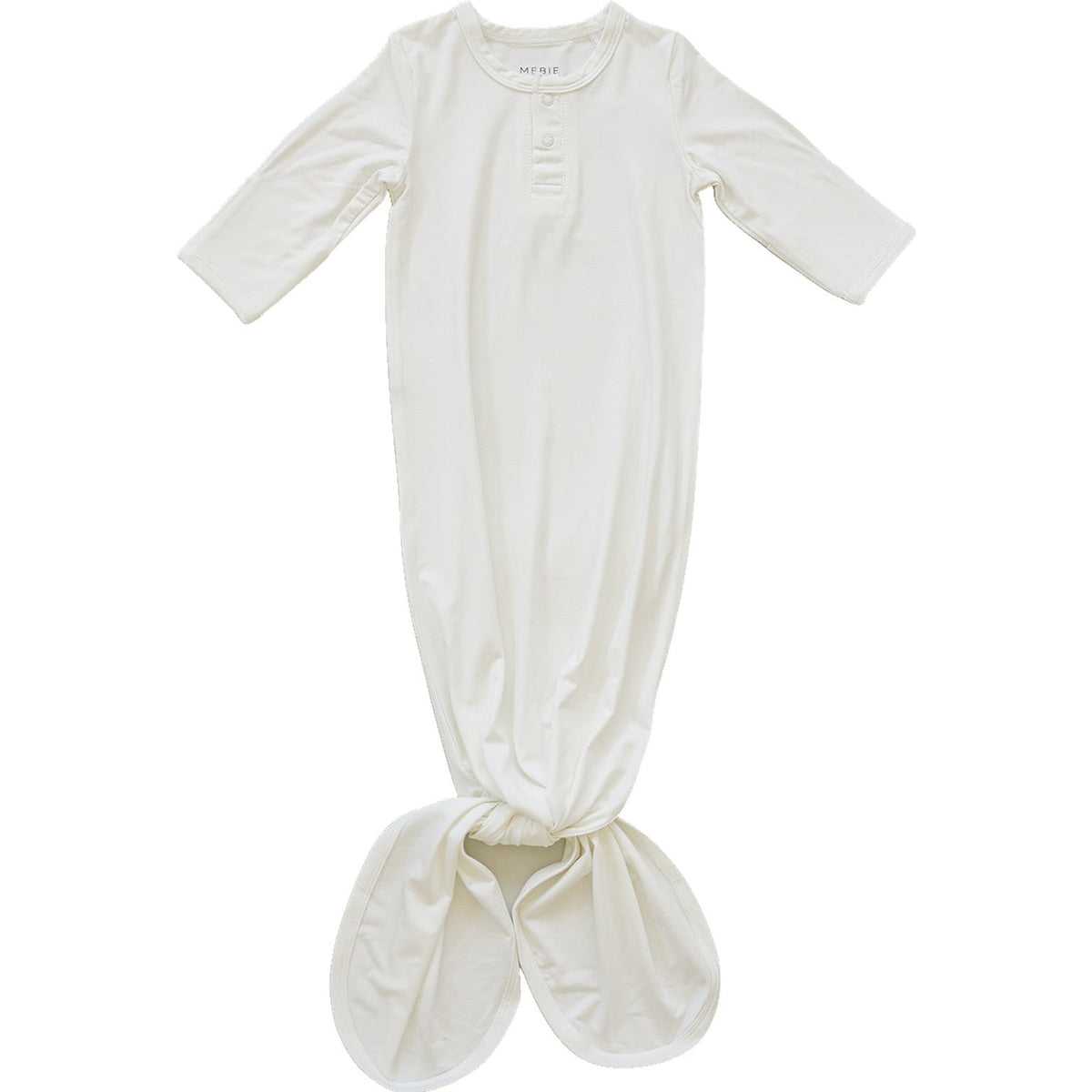 White Bamboo Knot Gown