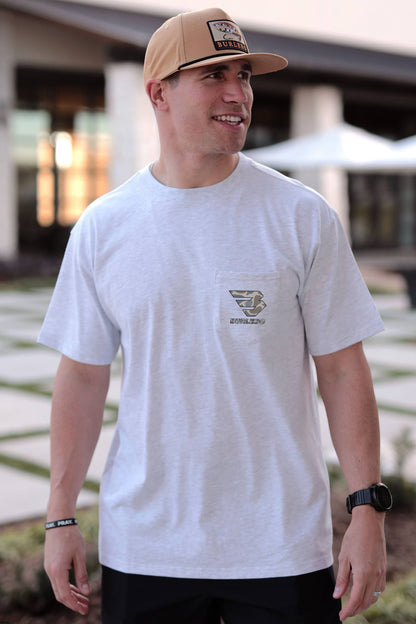 Classic Deer Camo Sig Logo - Ash Grey