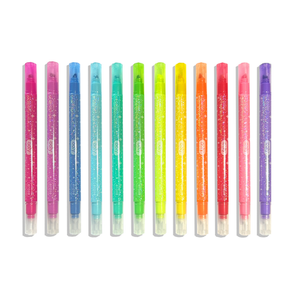 Make no Mistake!: Glittery Erasable Markers (Set of 12)