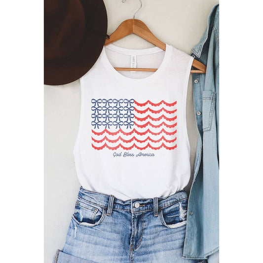 GOD BLESS AMERICA tank top