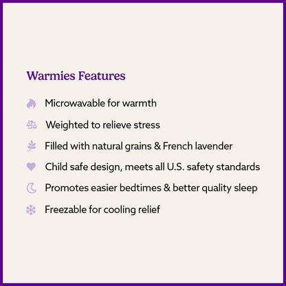 Brown Marshmallow Bear Junior Warmies