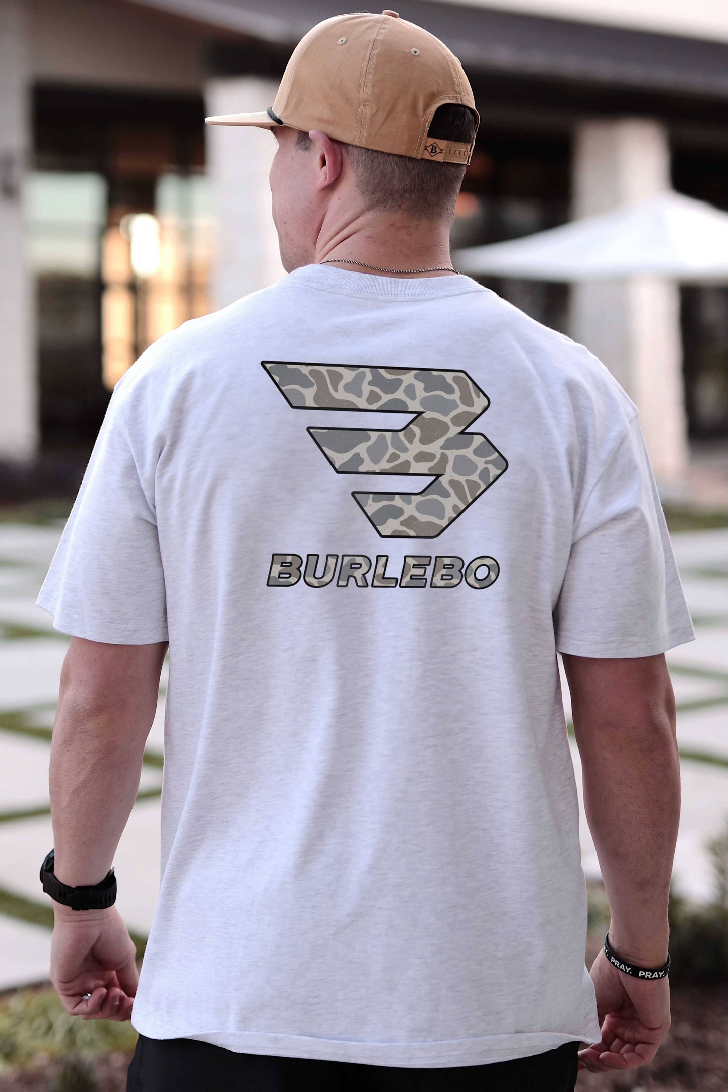 Classic Deer Camo Sig Logo - Ash Grey