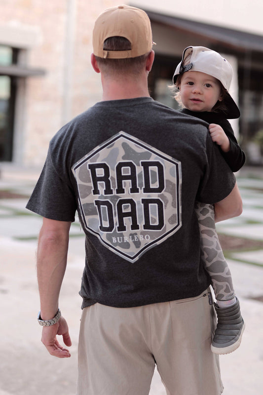Rad Dad - Heather Black - SS