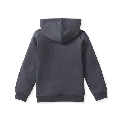 Button Placket Organic Cotton Hoodie