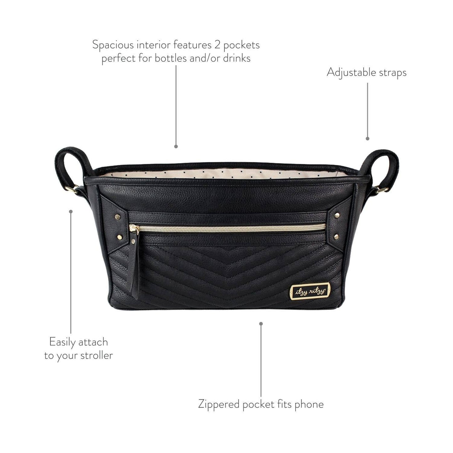 Vanilla Latte Travel Stroller Caddy