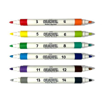 Colortopia: Paint Marker By Number Kit - Epic Adventures (8