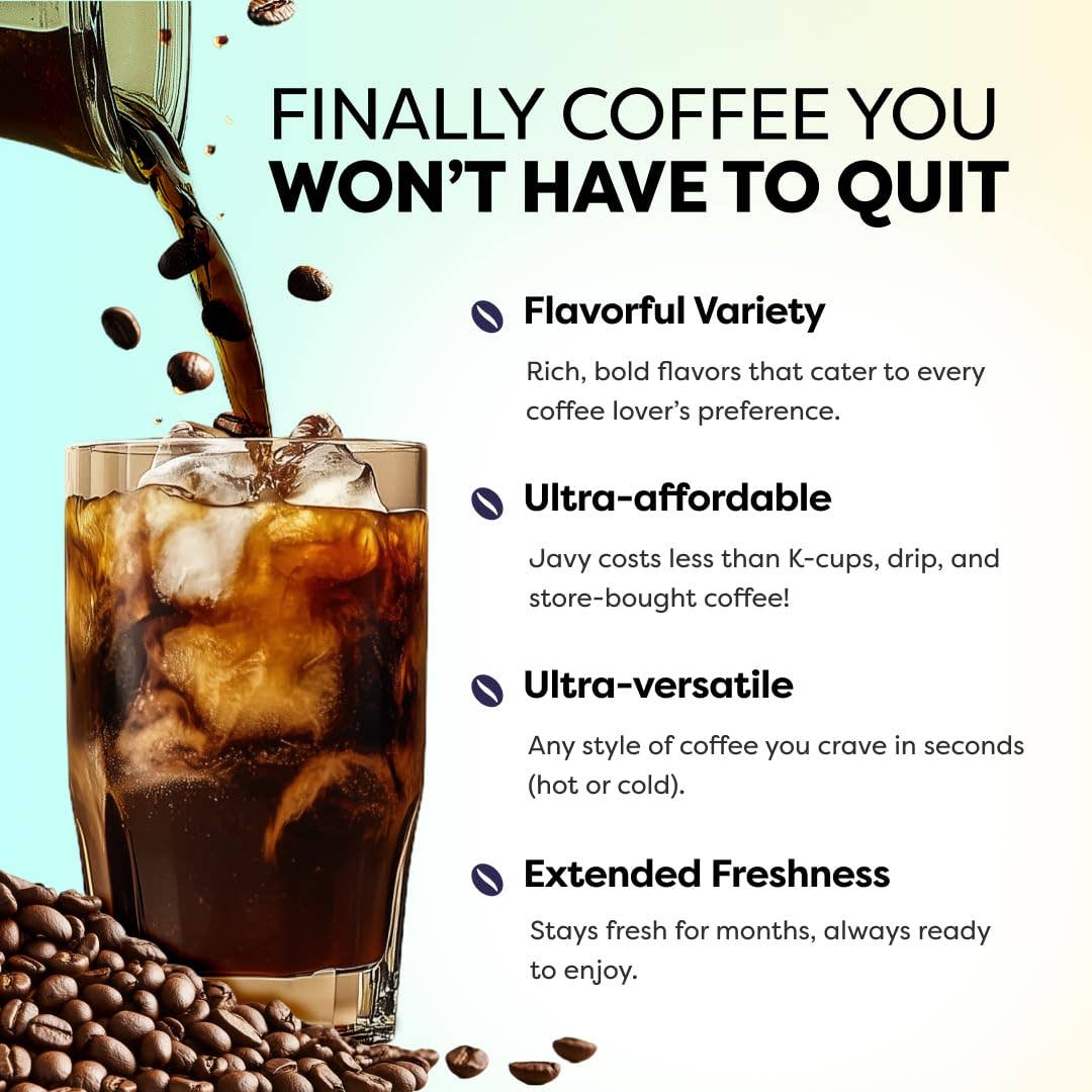Javvy Caramel Cold Brew Coffee Concentrate