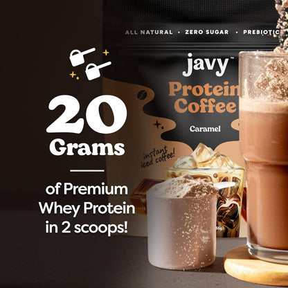 Javvy Caramel Protein Coffee - 20 Servings