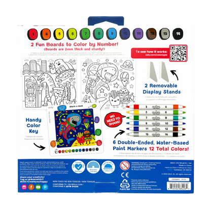 Colortopia: Paint Marker By Number Kit - Epic Adventures (8