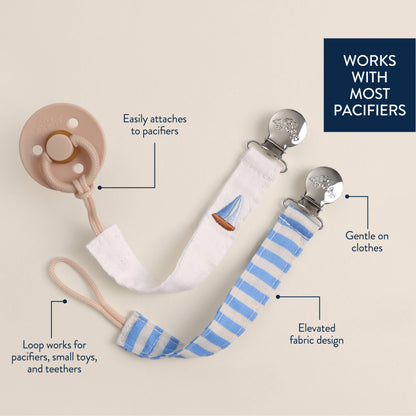 Itzy Clip™ - Fabric Pacifier Strap