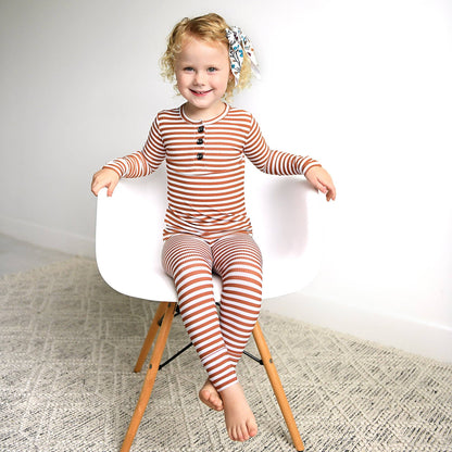 Chase Brown Ribbed TWO PIECE