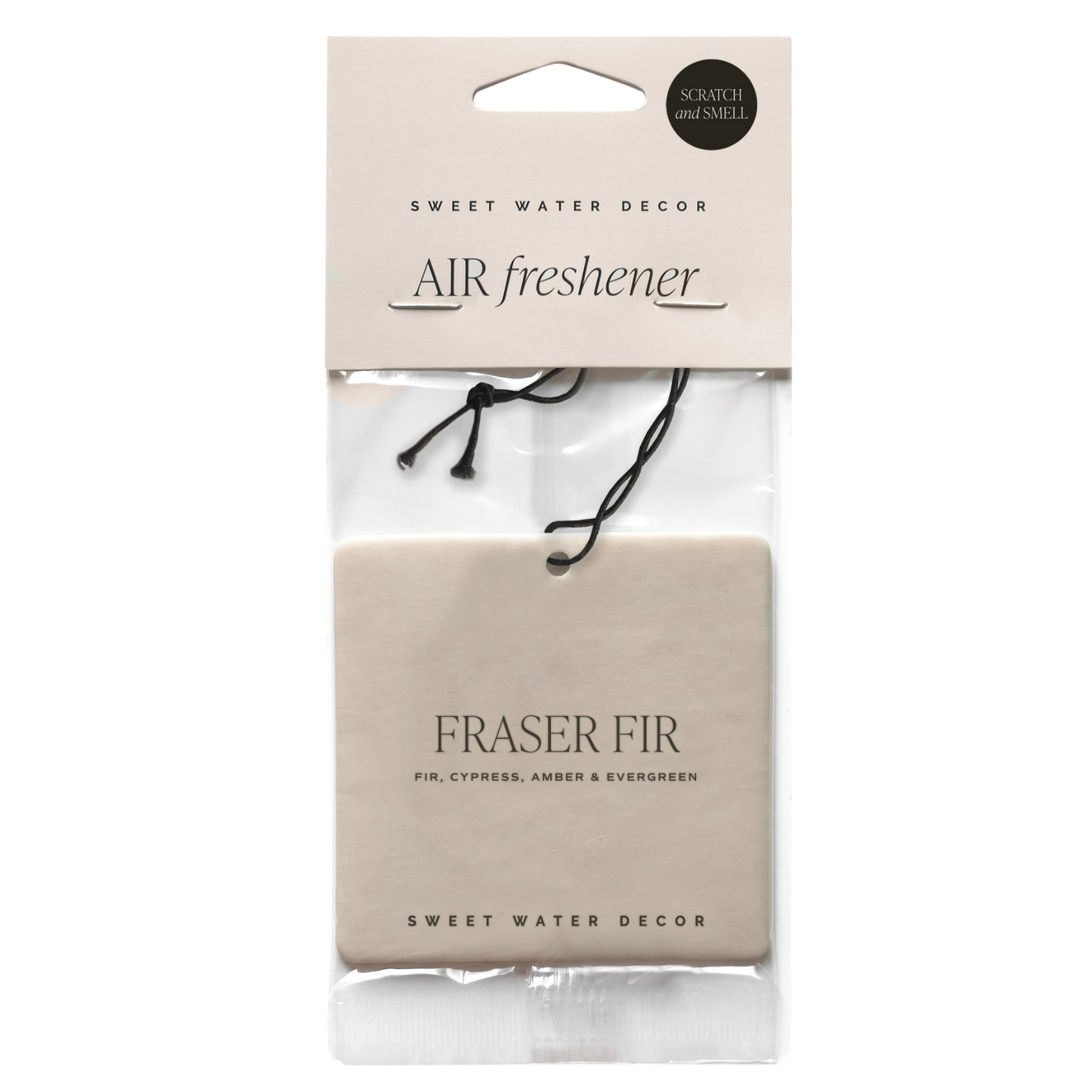 Fraser Fir Hanging Air Freshener - Christmas Decor