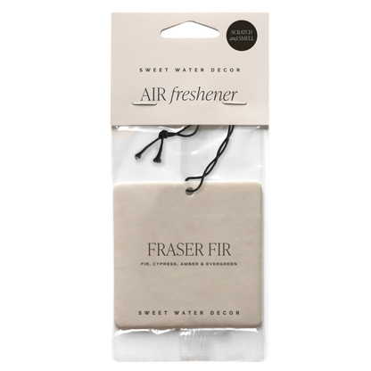 Fraser Fir Hanging Air Freshener - Christmas Decor